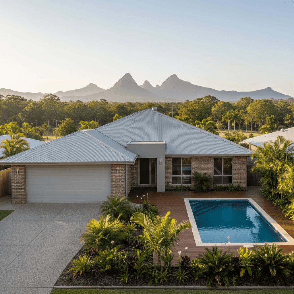 Home Insurance Cost for 4-Bedroom Free Standing Home in Glass House Mountains QLD 4518