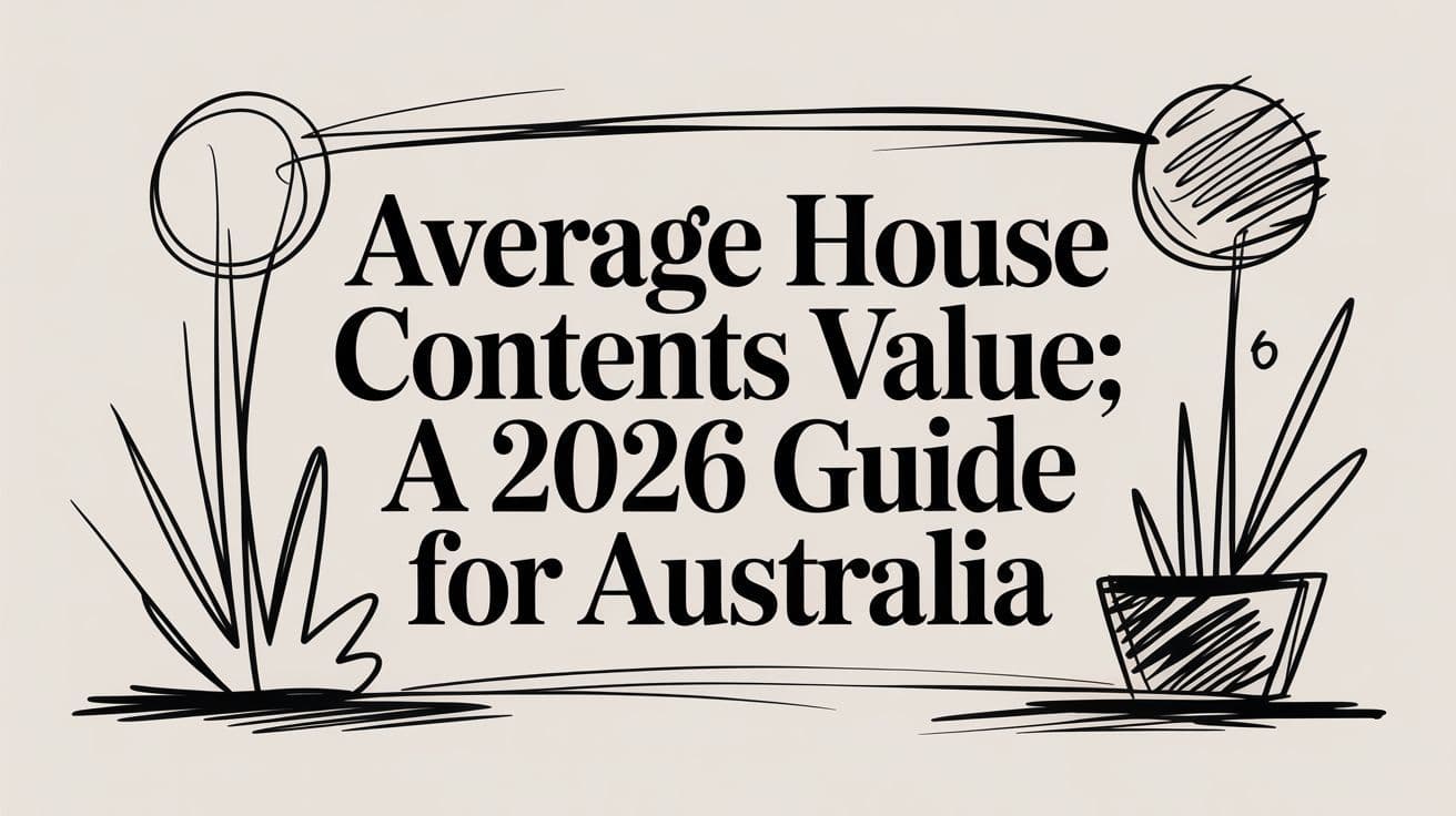 Average House Contents Value: A 2026 Guide for Australia