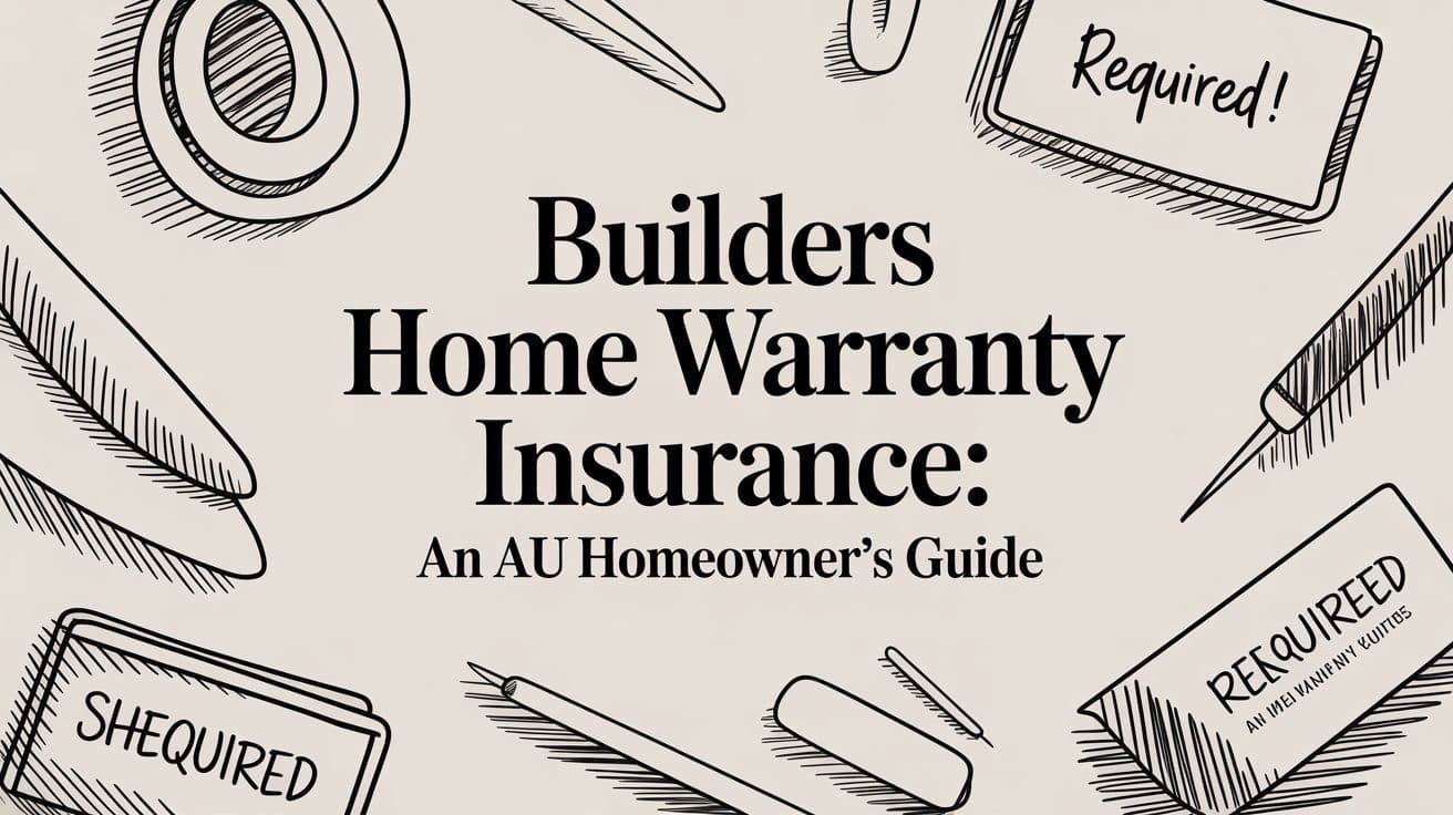 Builders Home Warranty Insurance: An AU Homeowner's Guide