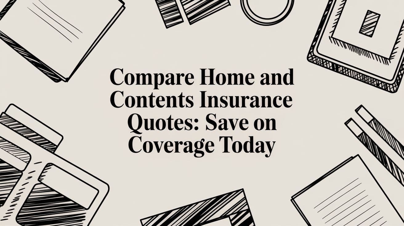 Compare home and contents insurance quotes: Save on coverage today