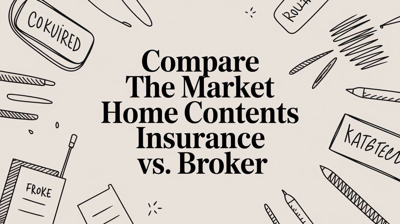 Compare The Market Home Contents Insurance vs. Broker