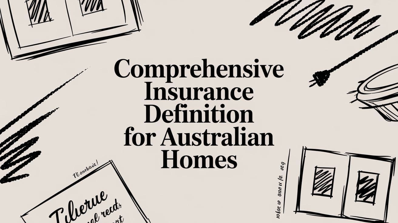 Comprehensive Insurance Definition for Australian Homes