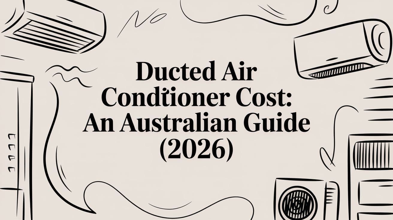 Ducted Air Conditioner Cost: An Australian Guide (2026)