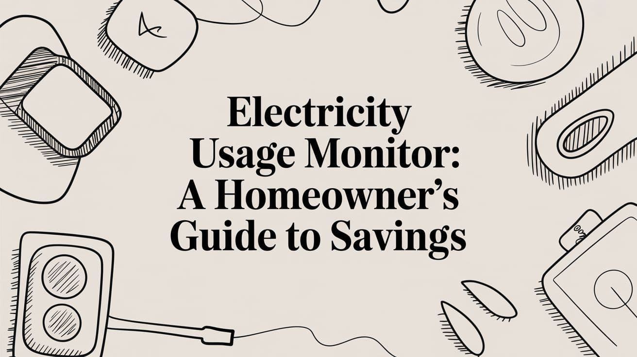 Electricity Usage Monitor: A Homeowner's Guide to Savings