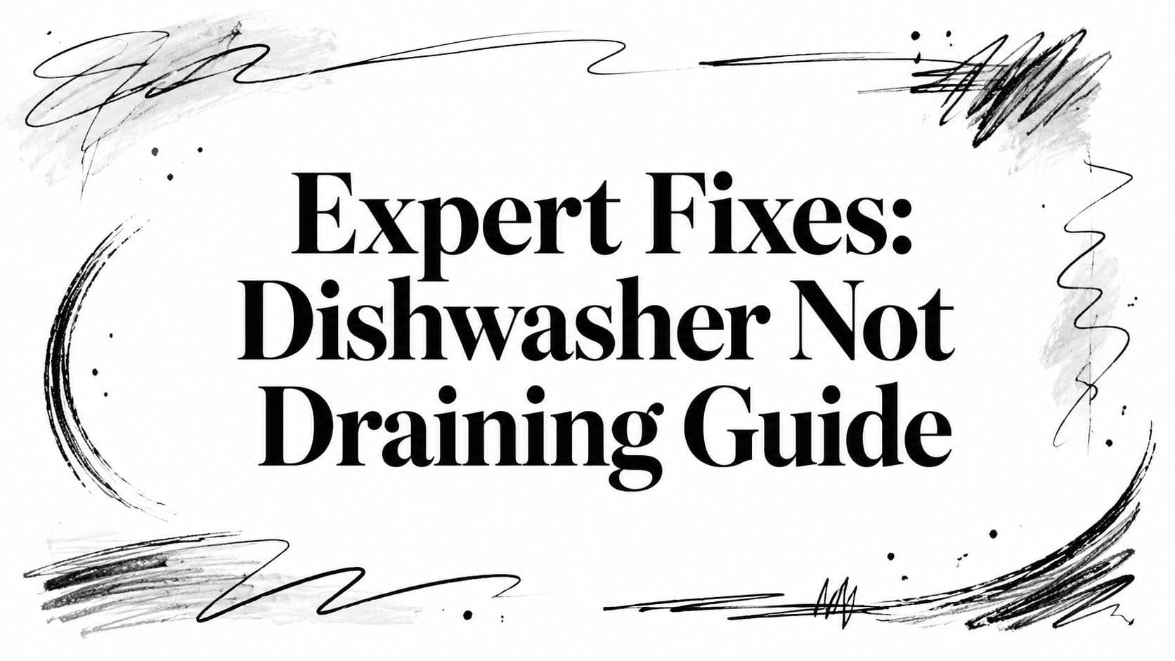Expert Fixes: Dishwasher Not Draining Guide
