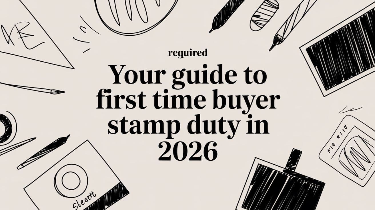 Your Guide to First Time Buyer Stamp Duty in 2026