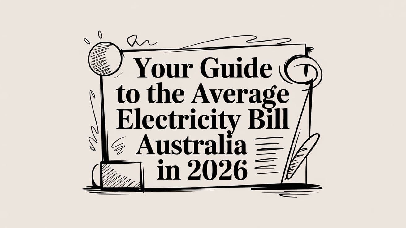 Your Guide to the Average Electricity Bill Australia in 2026